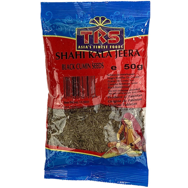 cumin noir entier black cumin seeds shahi kala jeera 100 g TRS Sri-shop.com