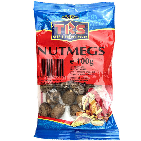 Noix de muscade 100 g TRS nutmeg, noix de muscade entiere jaifal macis