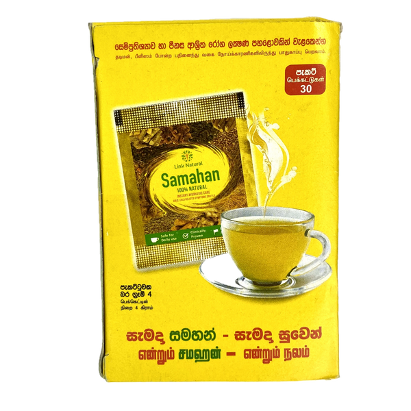 Ayurvedic Samahan tea in sachet
