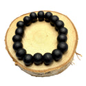 bracelet noir chakra, equilibre, santé, sri-shop.com