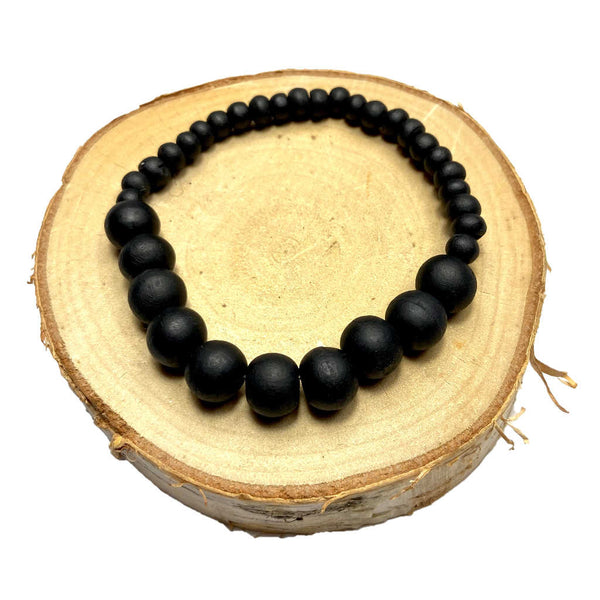 bracelet perle de coco, noir, elegant, pas cher, sri-shop.com