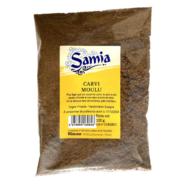 carvi moulu, marque Samia, épice de qualitépour cuisine orientale, boutique sri-shop.com