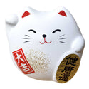 Chat porte bonheur, manei neko, Blanc pour la bonne santé, chat japonais neko boru, boutique sri-shop.com