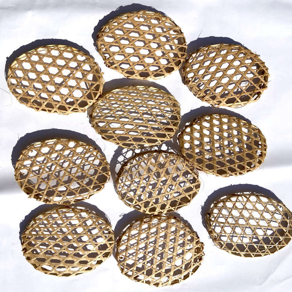 disque en osier, grille en osier fait main, pour string hopper, indiappam, nool puttu grill, sri-shop.com