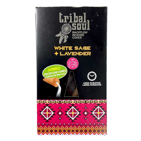 cone à encens, tribal soul, lavande et sauge blanche pour fontaine à encens, boutique sri-shop.com